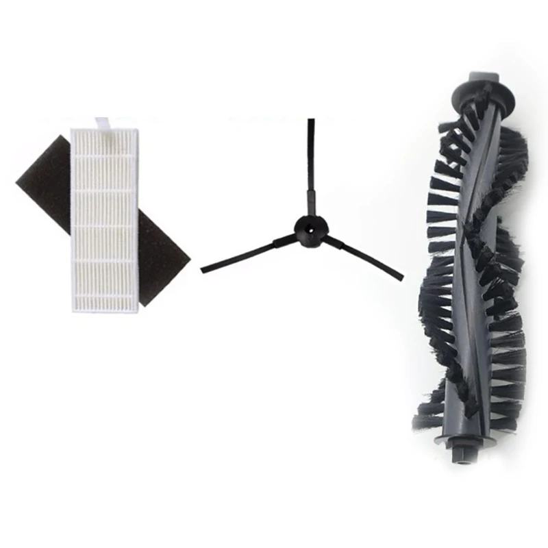 

1 x Brush+6 x Hepa Filter+6 x Sponge+10 x Side Brush For Ilife Robot Vacuum Cleaner Parts Polaris Chuwi Ilife A4S T4 X432 X