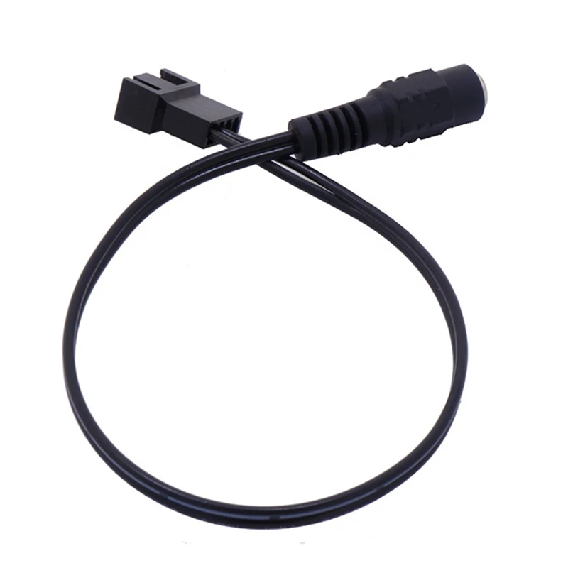 

12V 30cm Connect DC 5521 to 4Pin Adapter Cables 4 Pin Computer PC Fan Power Cable Connector Adapter