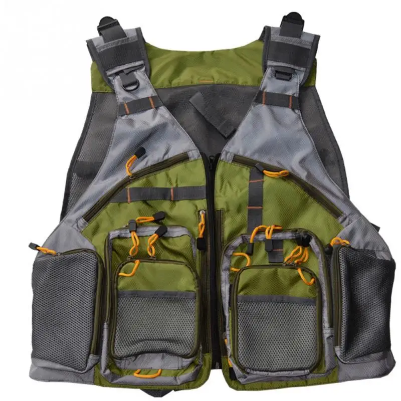 Fishing Clothing Adult Waterproof Adjustable Camping Fishing Vest