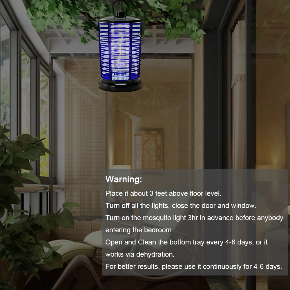 Портативный москитный убийца лампа против комаров Электрический светильник наружное средство от комаров вредителей отвергать насекомых Убийца лампа Zapper