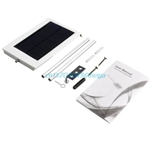 LED Ultra-Thin Waterproof Solar Sensor Light Control Lamp Outdoor Garden Lamp Better #H028#
