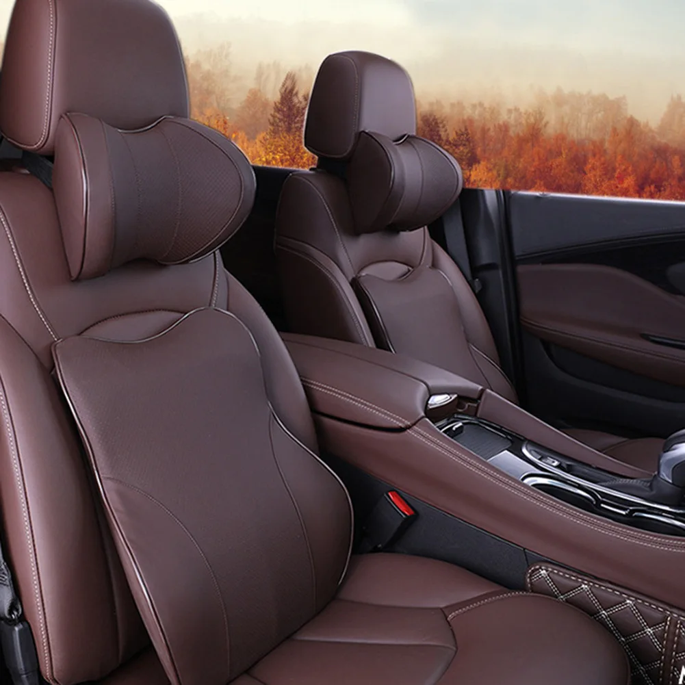 

Car Seat Headrest Pillow Memory Foam Neck Rest Support Cushion for Travel Driving Car Styling