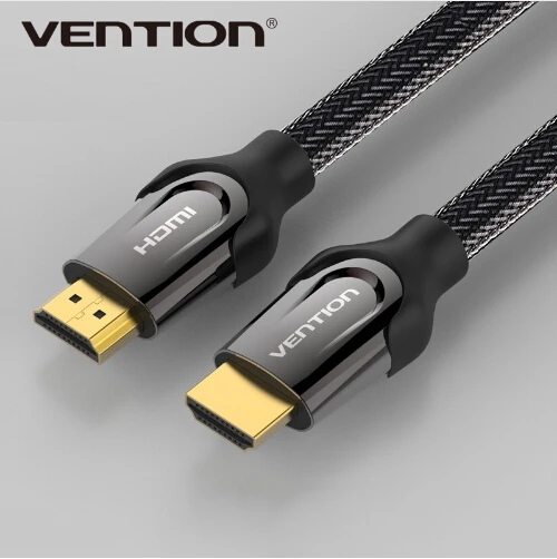 Vention HDMI Cable 1m 2m 3m 5m Male to Male Gold Plated HDMI 1.4V 1080P 3D for PS3 projector HD LCD Apple TV computer cable Vention HDMI Cable 1m 2m 3m 5m Male to Male Gold Plated HDMI 1.4V 1080P 3D for PS3 projector HD LCD Apple TV computer cable