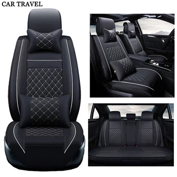 

New Luxury PU Leather Auto Universal Car Seat Covers Automotive Seat Covers for toyota lada kalina granta priora renault logan