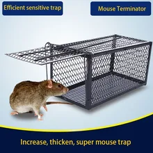 1 шт. новые крысиная клетка мыши грызунов животных Управление поймать наживку хомяк Мышь ловушка гуманный жить дома высокое качество средство от крыс клетка