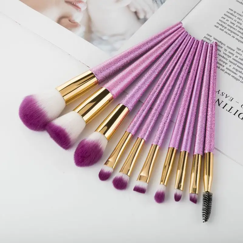 10pcs makeup brushes set (17)