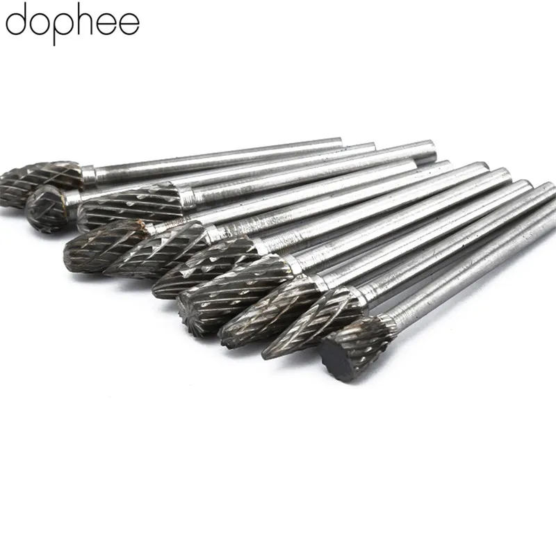 Dophee 10 шт. Аксессуары Dremel сверлильный станок резьба гравировальный набор сверла