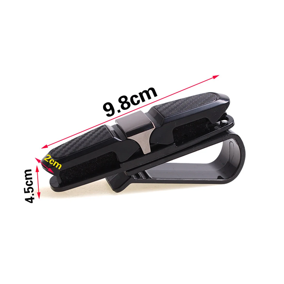Dewtreetali High qualityUniversal Car Auto Sun Visor Clip Holder For Reading Glasses Sunglasses Eyeglass Card Pen