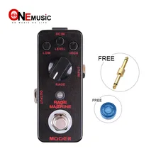 MOOER Micro Rage машина Металл искажения тонов эффект гитары педаль True Bypass дизайн с Золотая педаль разъем