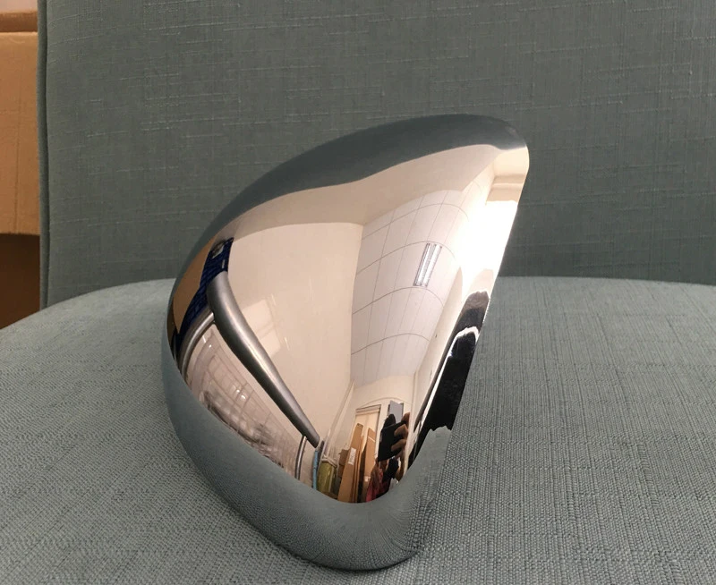 KOUVI ABS хромированные боковые Зеркало заднего вида крышка Стикеры формовочные аксессуары для FIAT 500X2014