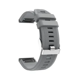 Premium 22mm Quick Fit Silicone Smartwatch Strap - Durable and Stylish Band Replacement for 22mm (Gray)