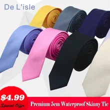 Горячая Распродажа! Модный тонкий узкий галстук 5 см для мужчин и женщин Nano водонепроницаемый подарок премиум класса