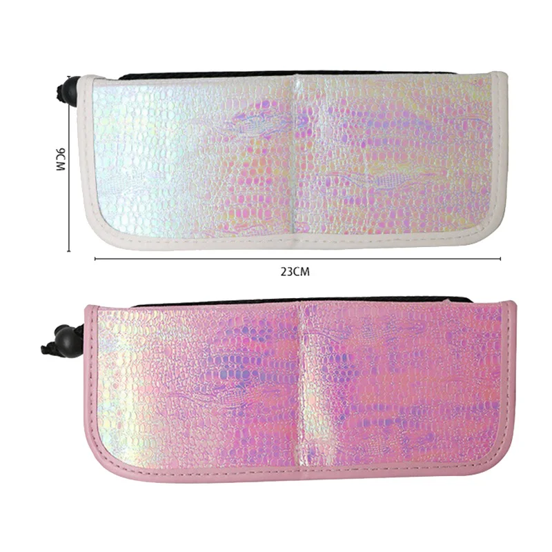 

1pcs 2 Colors Nail Brush Holder Storage Case Bag Cosmetic Pen Organizer Makeup Manicure Nail Art Tool Accessory