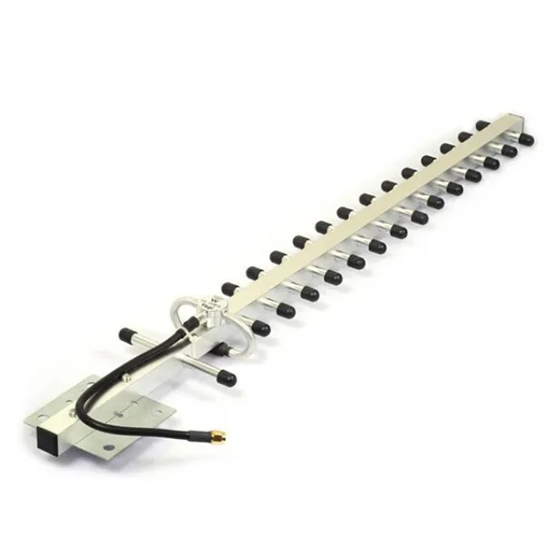 3G yagi outdoor antenna 25dBi 1880 1920 1990 2170MHZ RP SMA wireless router signal strengthen RG58