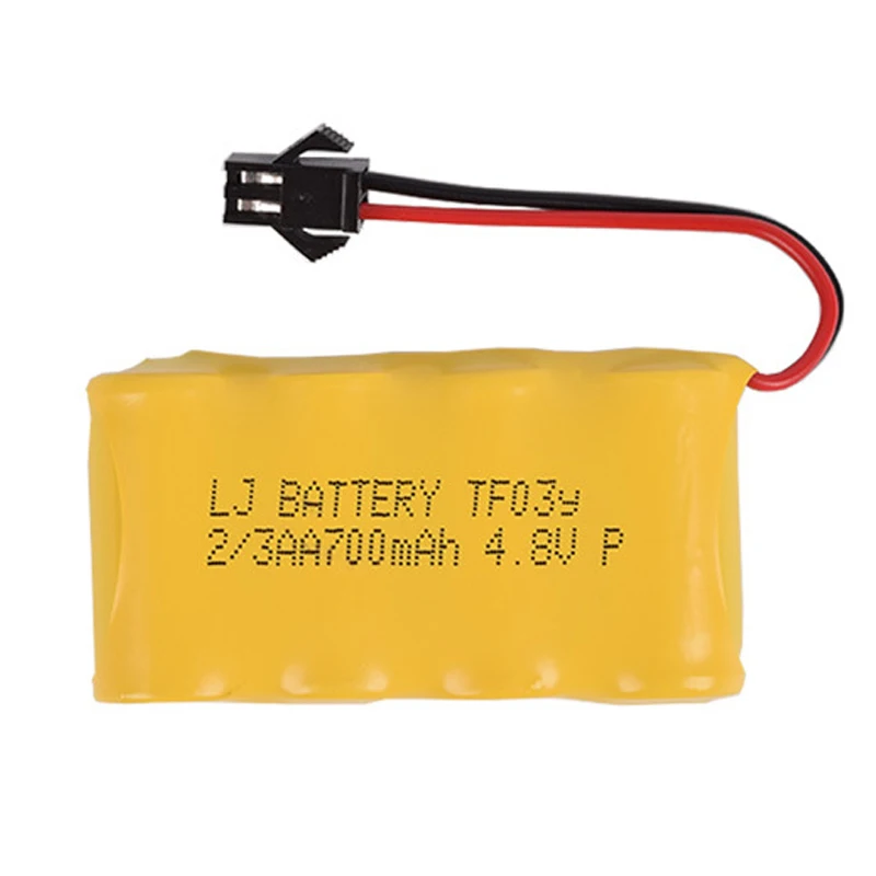 4 8 v 700mah 2/3AA NI CD M Батарея робот пульт дистанционного управления перезаряжаемая
