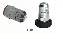 100X L = 195 ПЛАН Ахроматический био-микроскоп биологический микроскоп объектива нить Диаметр 20,2x0,705 для медицинского наука