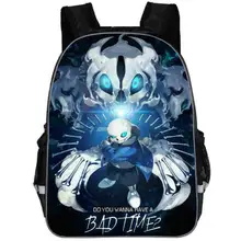 Рюкзак Фредди аниме FNAF сумки Чика; Фокси Undertale Sans повседневные школьные сумки для малышей, мальчиков и девочек подростков Mochila подарочная сумка