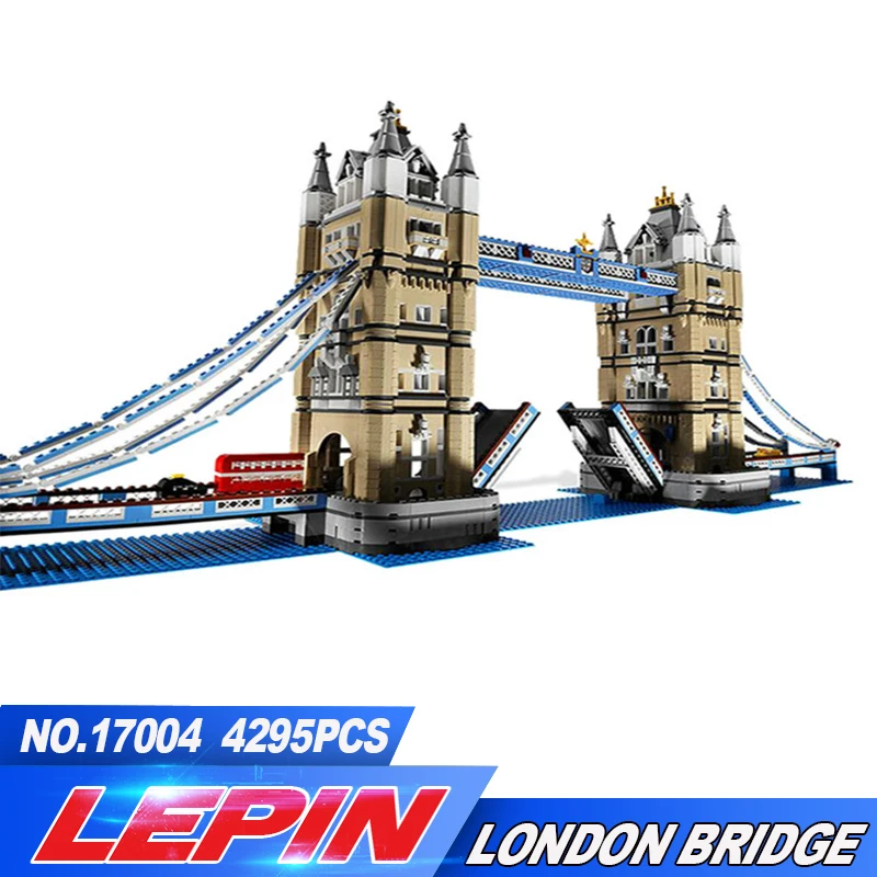 

DHL Lepin 17004 4295Pcs Creator Expert London Tower Bridge Model Building Blocks Bricks toys for childre Gift Compatible 10214