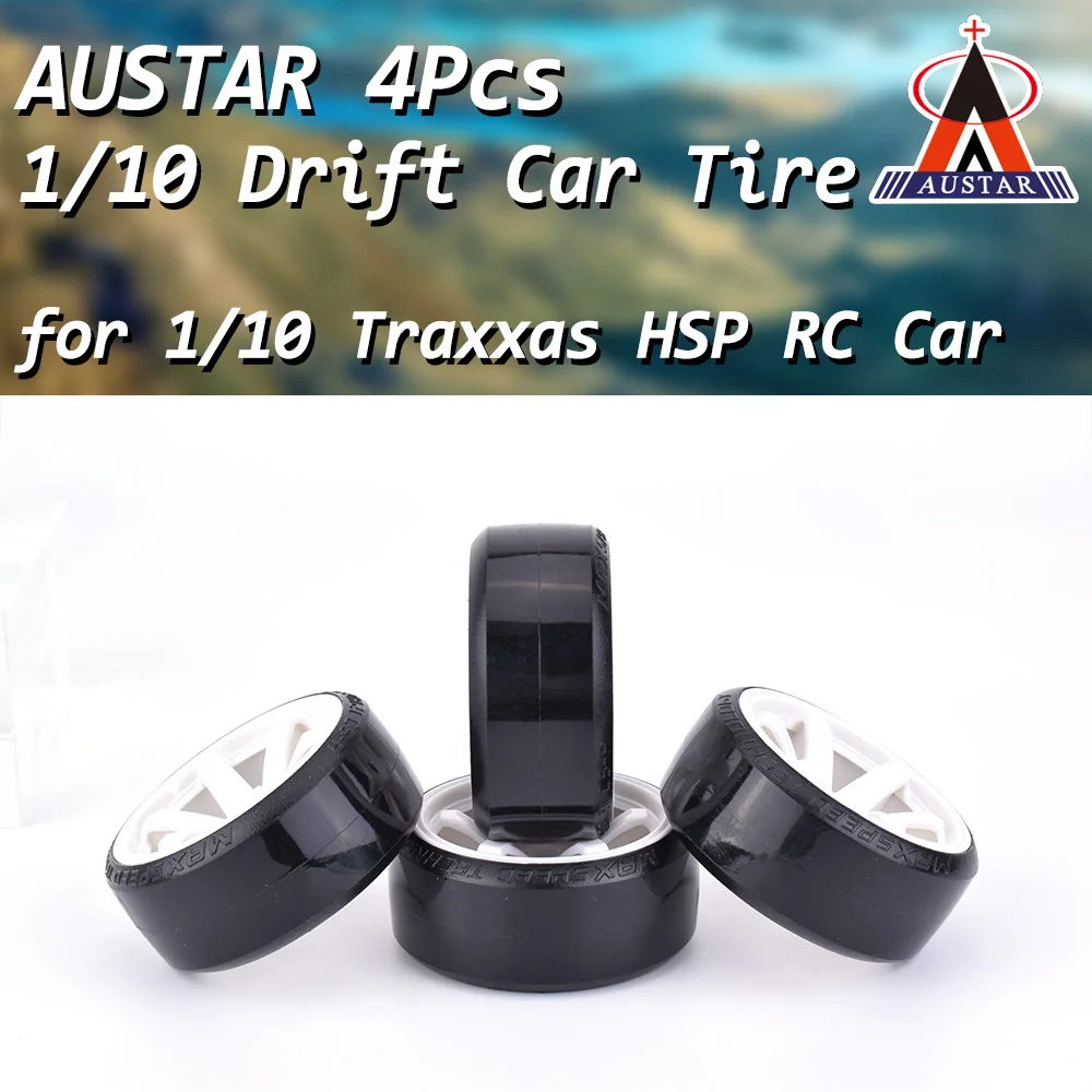 4 шт. AUSTAR 1/10 автомобильная шина для дрифта (1085 + 702) колесный обод жесткое колесо