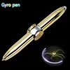 Stylo de décompression pour Gyroscope, stylo des doigts, évent d'artefact de classe, alésage créatif, LED lumineux en métal pour jouets pour enfants ► Photo 1/6