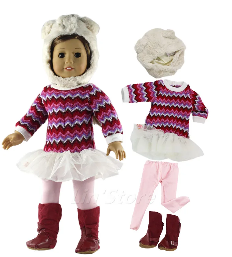 Модная кукольная одежда, набор игрушек, одежда для 1", американская кукла, повседневная одежда, много стилей на выбор, A023