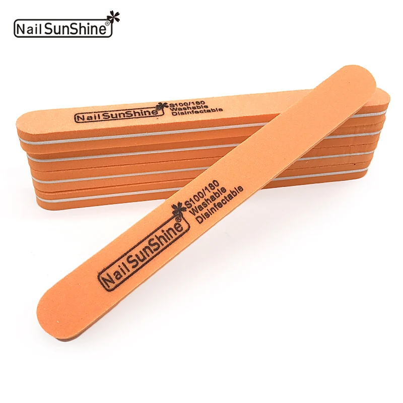 

50pcs/set Nail Files Cuticle Remover Buffers DIY Nail File Art Sponge Lime Emery Board 100/180 Trimmer Nail Accessories Manicure