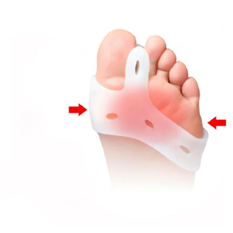 1pair=2pcs Genuine New Special Hallux Valgus Bicyclic Thumb Orthopedic Braces Toe Corrector Daily Silicone Toe Big Bone Bunion