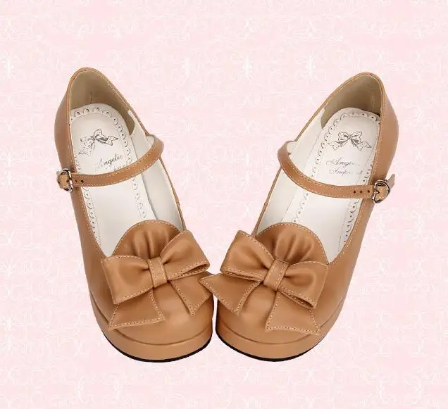 Chica Impresión Partido Zapatos azul Cosplay Princesa Mori Cm Angelical Del Vestido 47 Lolita Marino blanco 6 Mujeres Señora beige Bowties Tacones Negro Mujer Altos 5 Bombas 33 ZrA4qtnr
