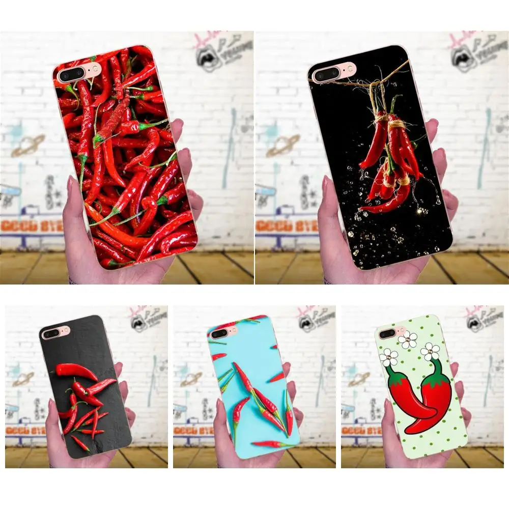 

TPU Art Print For Huawei P7 Honor 4C 5A 5C 5X 6 6C 6A 6X 7 7X 8 9 V8 V10 Y3II Y5II Y6II G8 Play Lite Sweet Pepper And Red Pepper