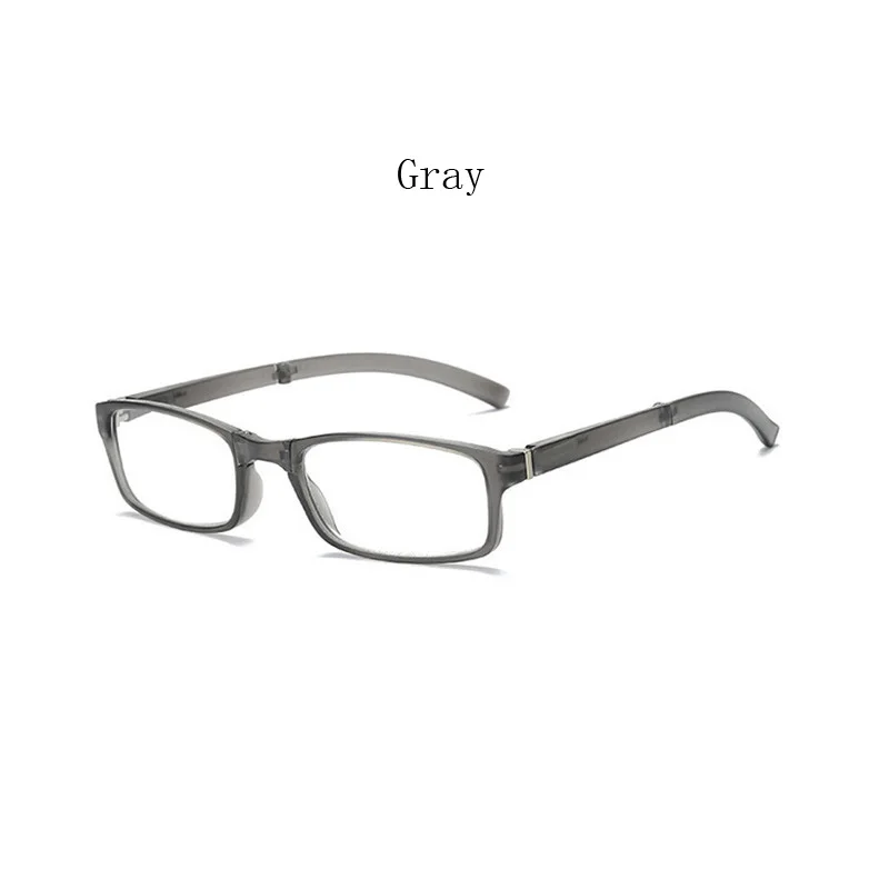 Zilead портативный фолдабале очки для чтения для женщин и мужчин Смола прозрачные линзы дальнозоркость очки по назначению Пружинистые дужки с чехлом