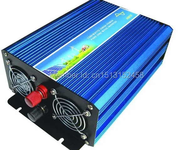 

Free Shipping, Off Grid Tie Inverter 1000W DC12V/24V/48VDC to 110V/220VAC Pure Sine Wave Inverter for Wind Solar System