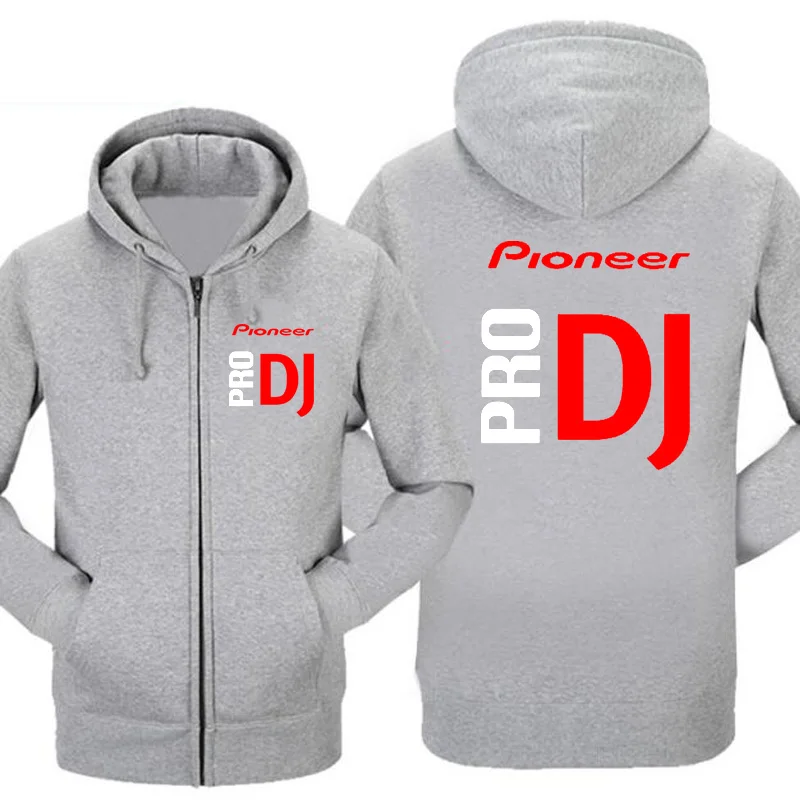 Pioneer Pro свитшот с надписью DJ Клубная одежда Cdj Nexus аудио Ddj Толстовка для мужчин женщин Повседневное флис s толстовки хип хоп xxxtentacion - Цвет: gray