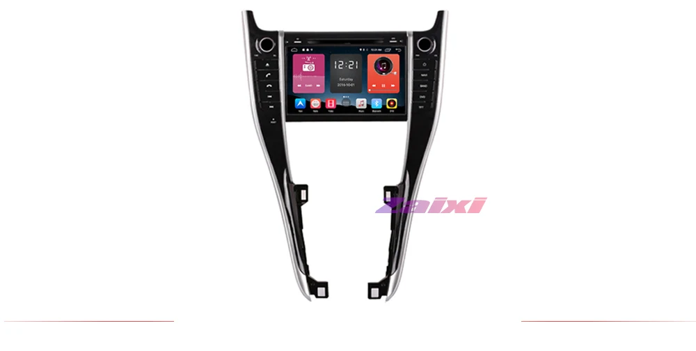 ZaiXi 2 DIN Android Touchscreen For Toyota Harrier XU60 2013~2016 Car Multimedia Player Bluetooth GPS Navigator FM Radio Player 7