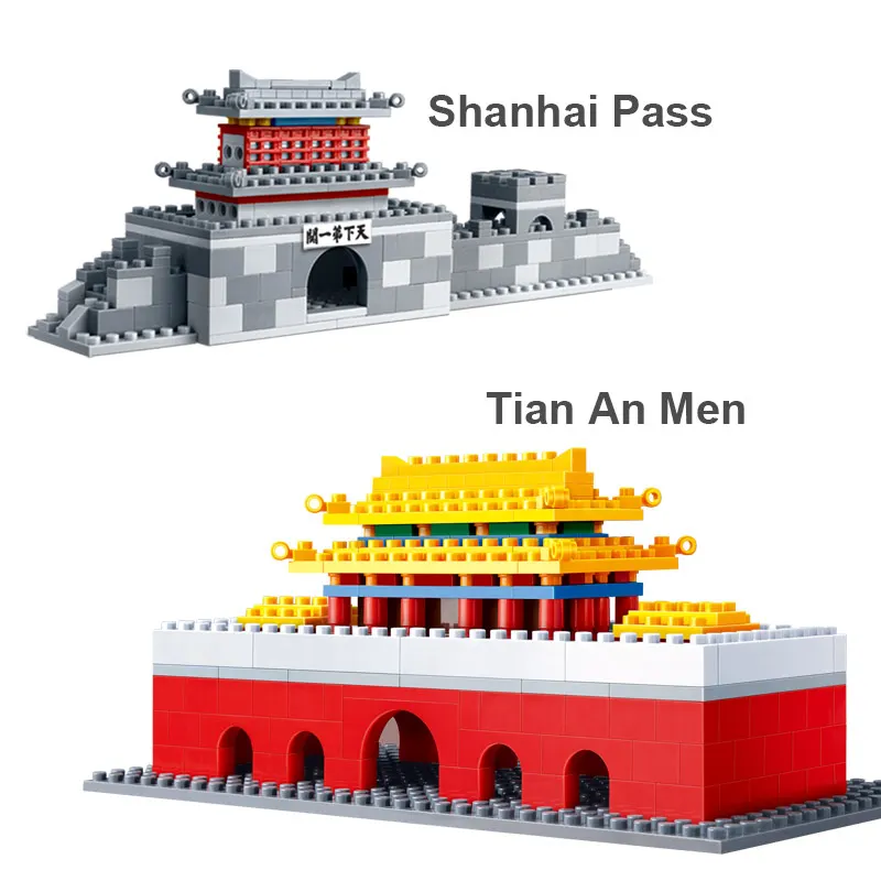 BanBao Tiananmen Великая стена храм небесная башня китайская архитектура