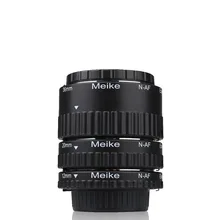 MEKE Meike N-AF-B, макрокольцо с автоматической фокусировкой для камеры Nikon D800 D90 D3200 D5100 D5200 D7000 D7100 DSLR