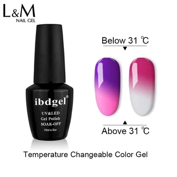 

12 Pcs Free Shipping Changing Gel Nail Polish Long Lasting Soak Off Led UV Gel Lacquer Nail Gel Manicure Varnish gelpolish
