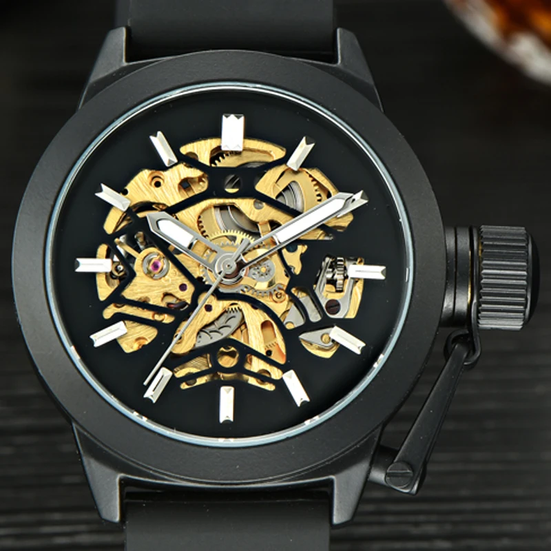 MCE Watch Top Brand font b Men s b font Automatic Watches Luxury font b Mechanical