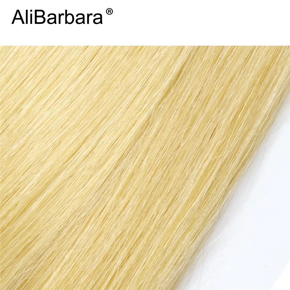 AliBarbara Hair 613# Brazilian straight Hair Weave Blond 3Bundles 100% Human Hair Extension 12-26inch Free Shipping
