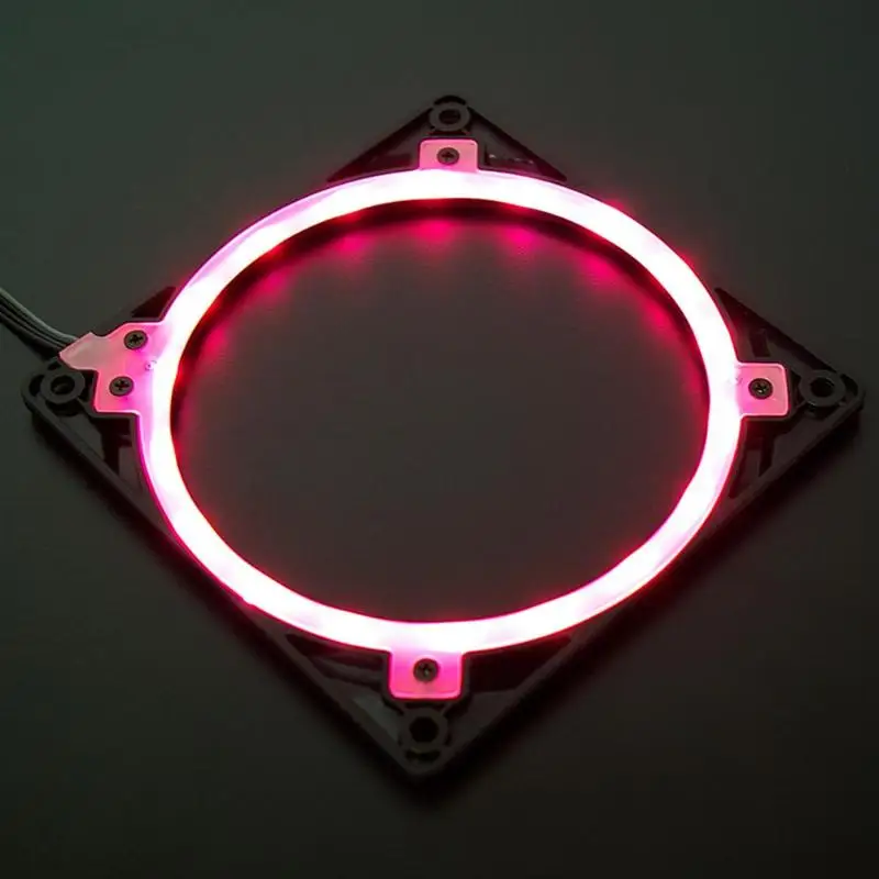 

Cooling Fan Ring For 120 Cooling Fan PC Cooler Computer Case Fan 18LED 10 RGB LED Ring Halo Heatsink Radiator Cooler Fans