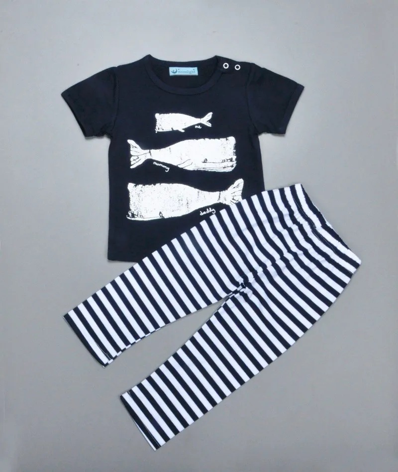 2019-nununu-Summer-Kids-Clothing-Set-Cartoon-Whale-Animals-Printing-T-Shirt-Striped-Shorts-Baby-2pcs (1)