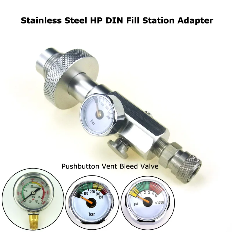 

New High Pressure Fill Station(DIN 300)Free Shipping