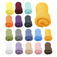 40*150 см Детские одеяльце для новорожденных подставки для фотографий эластичная вязаная пеленка полые обёрточная бумага s гамак фото пеленать одеяла