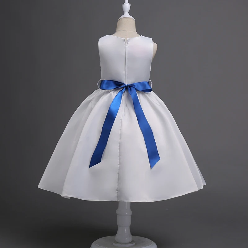 KEAIYOUHUO/летнее платье для девочек; высокое качество; коллекция года; платье для дня рождения с цветочным узором для девочек; элегантные Детские платья принцессы; Одежда для девочек