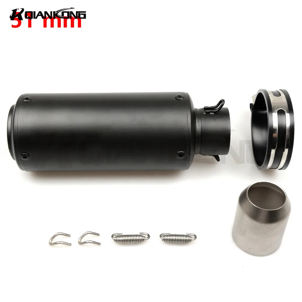 Universal Modified inlet 51 61mm Motorcycle Exhaust Pipe Moto Muffler Escape FOR Honda  CBR600RR CB600 HORNET CBR 600 F2 F3 F4