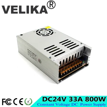 

New Arrival Universal dc24V 33A 800W Switching Switch Power Supply Driver AC 110 220V Input to DC12V SMPS for LED Strip lighting
