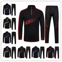 2016 Survetement football French tracksuit italia font b training b font suit kits Soccer Chandal French