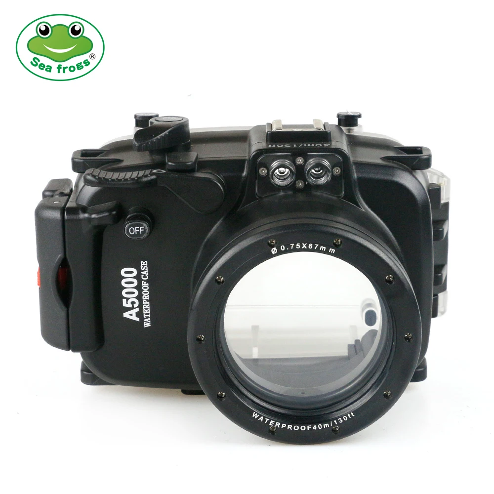 For Sony A5000 Camera 16-50mm Waterproof Housing Case Scuba Dive Underwater 40m Photography Device + Filter Fisheye Stabilizer For Sony A5000 Camera 16-50mm Waterproof Housing Case Scuba Dive Underwater 40m Photography Device + Filter Fisheye Stabilizer