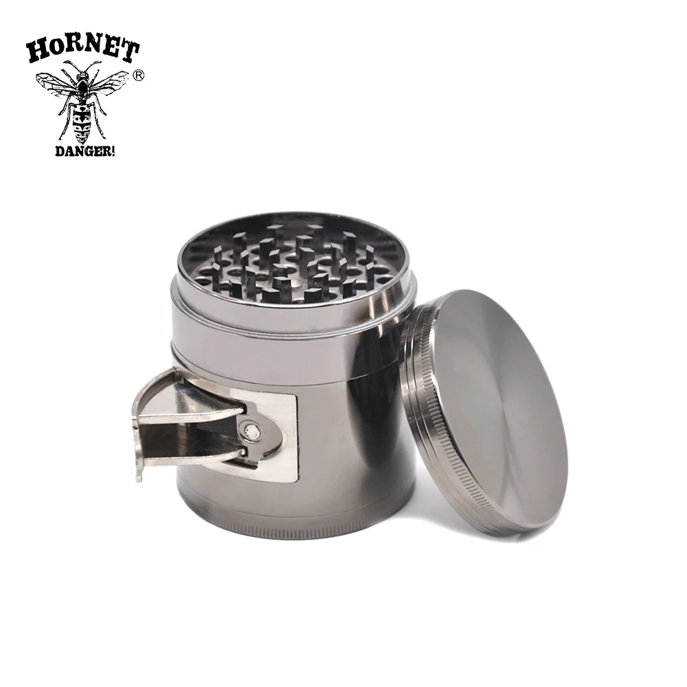 

Multi Functional ZINC Alloy CNC Metal Herb Tobacco Grinder 4 Parts 56/63MM Crusher Spice Chromium Chrusher