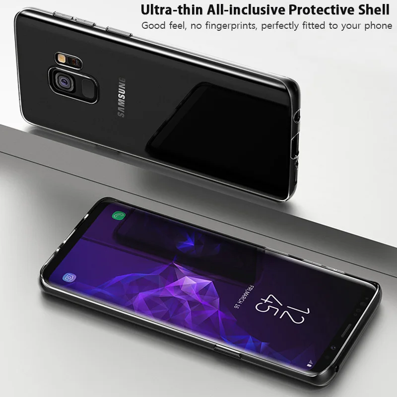 KCLC2903_2_Ultra-thin Transparent Clear Soft Silicone Case For Samsung Galaxy S9