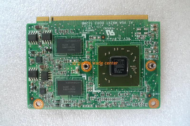 Original M92XT DDR3 512MB 216-0728018 VGA Video Graphic Card for TOSHIBA L500 L505 m500 m505 u505 u500 laptop full tested
